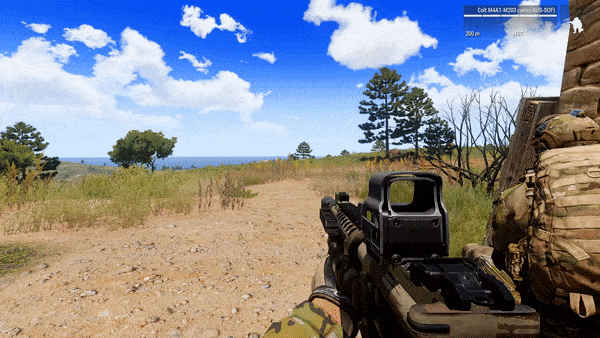 Weapon interactions demonstration