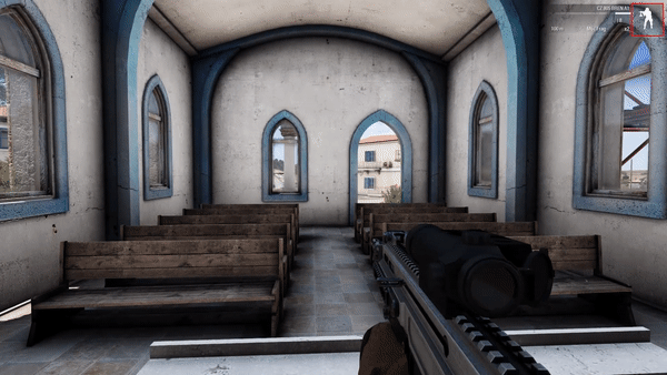 Weapon mounting demonstration